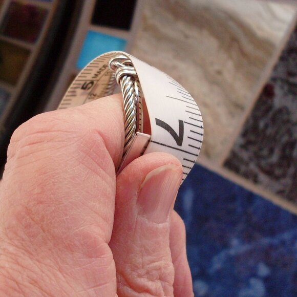 Rare & Retired - David Yurman Diamond Crossover Bracelet - 925 Sterling - Size S - Picture 11 of 14